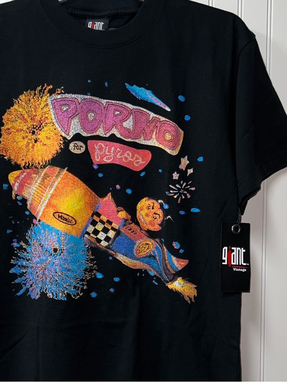Porno for Pyros Heavyweight Giant Vintage Shirt M New
